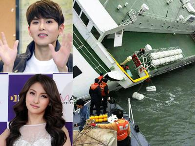 Para Selebriti Korea Ungkapkan Belasungkawa pada Korban Feri Tenggelam